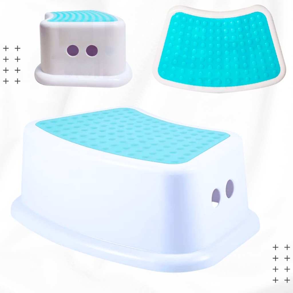 Banquinho Degrau Infantil Crescidinhos Baby Style Para Banheiro Lisa