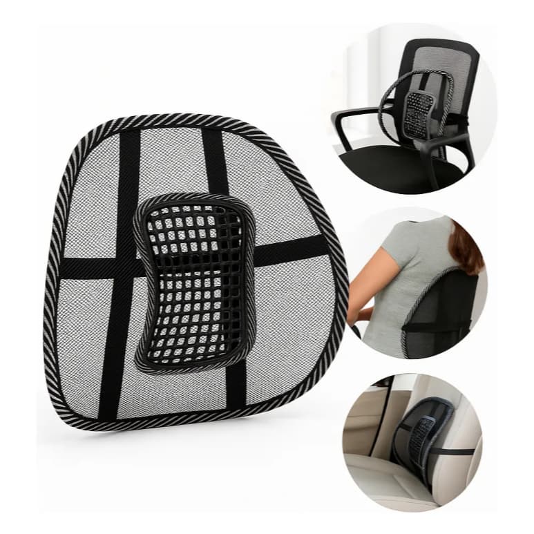 Encosto Lombar Ergonômico Apoio Para Carro Banco Cadeira Supermedy
