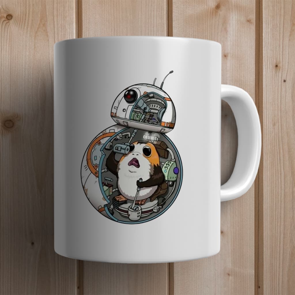 Caneca Personalizada Drone Starwars Starbucks porquinho da india 350ml café envio imediato