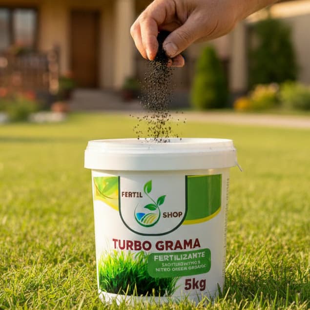 Fertilizante Turbo para Grama 5kg a 20kg – Fertilizante Orgânico Verde Intenso