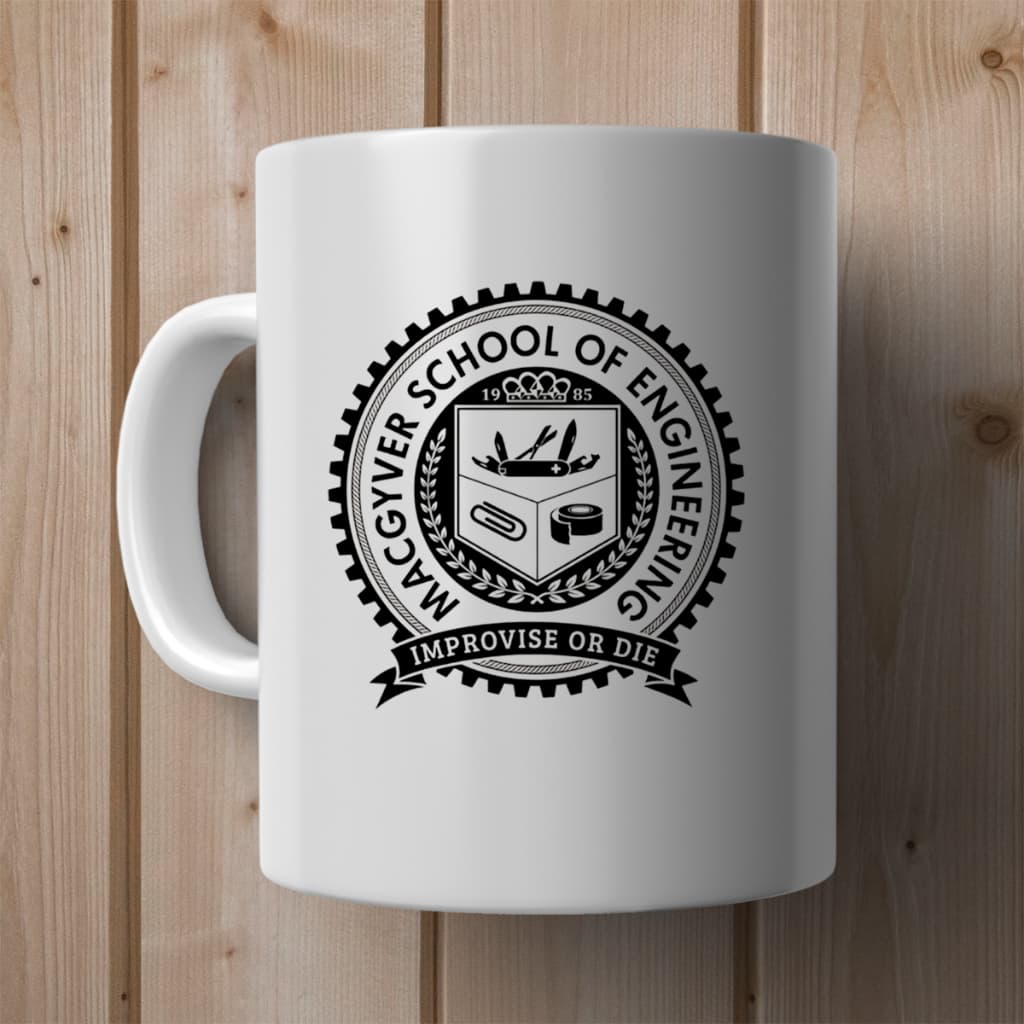 Caneca Personalizada Macgyver Profissão Perigo Magaiver 350ml envio imediato