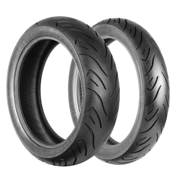 Par Pneus 110/70-17 + 160/60-17 Sport R Technic - Novo com garantia