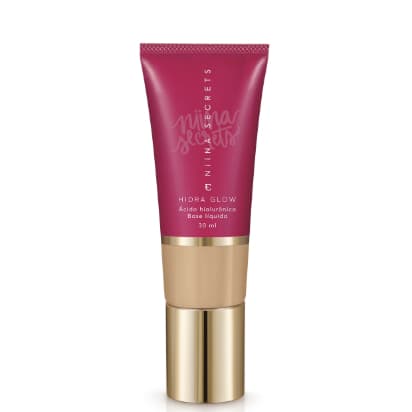 Base Líquida Niina Secrets Hidra Glow Cor 10 30ml Eudora Original