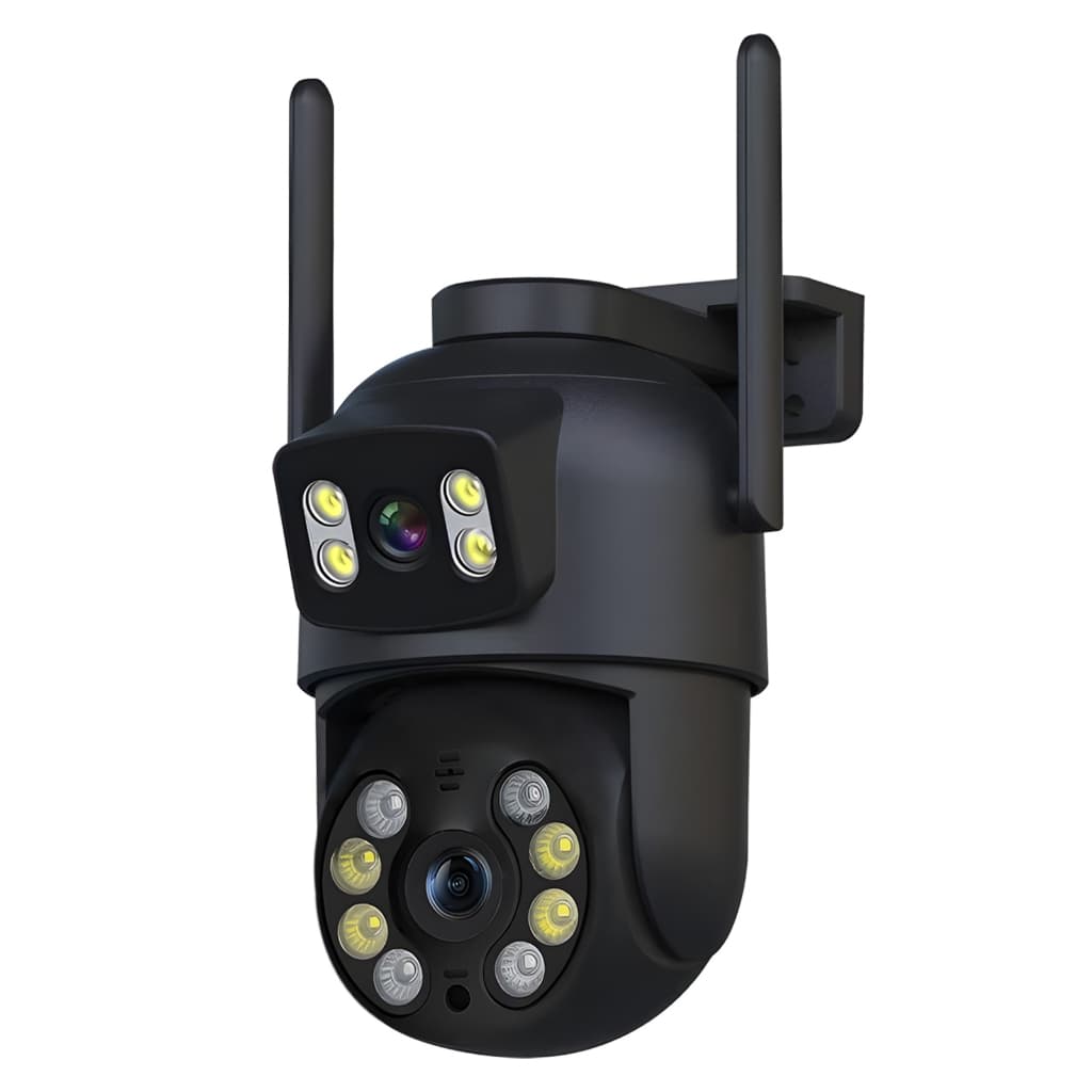Câmera de Segurança Inteligente Wi-Fi Full HD com Giro 360° e Visão Noturna Colorida