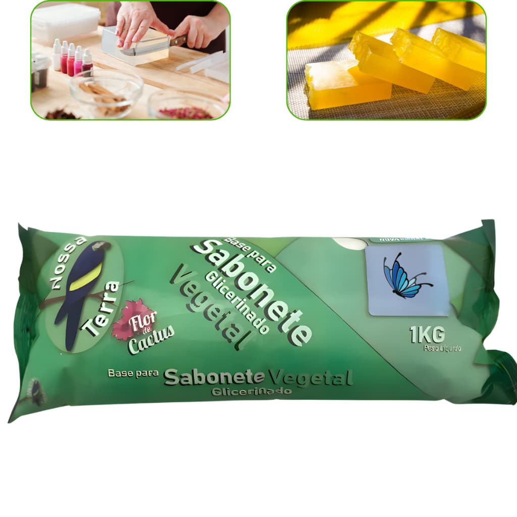 Base Glicerinada Vegetal Nossa Terra: Para Sabonetes que Encantam!