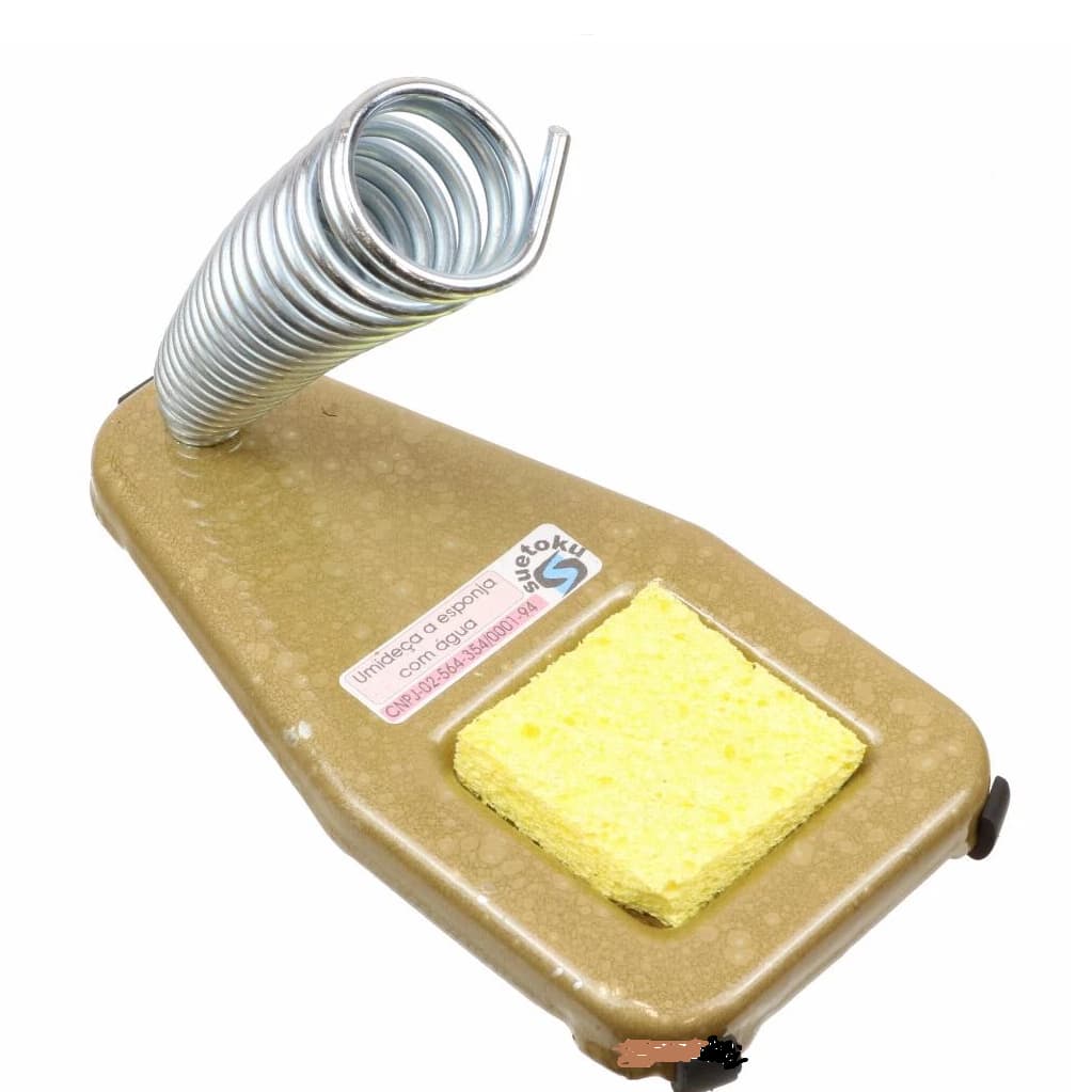 Suporte para Ferro de Soldar com Esponja Suetoku SF-50