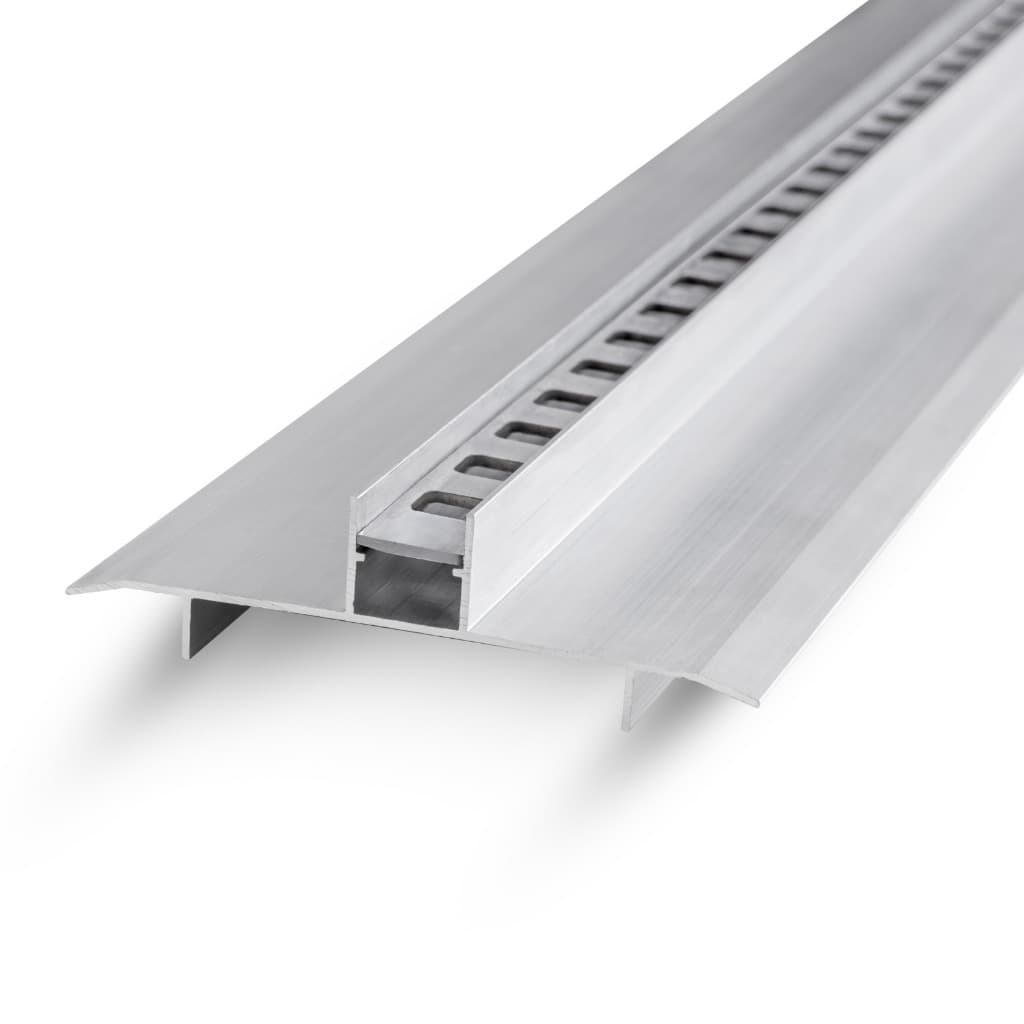 Ralo Linear P/ Borda De Piscina 1mx11cm Alumínio Anti Inseto