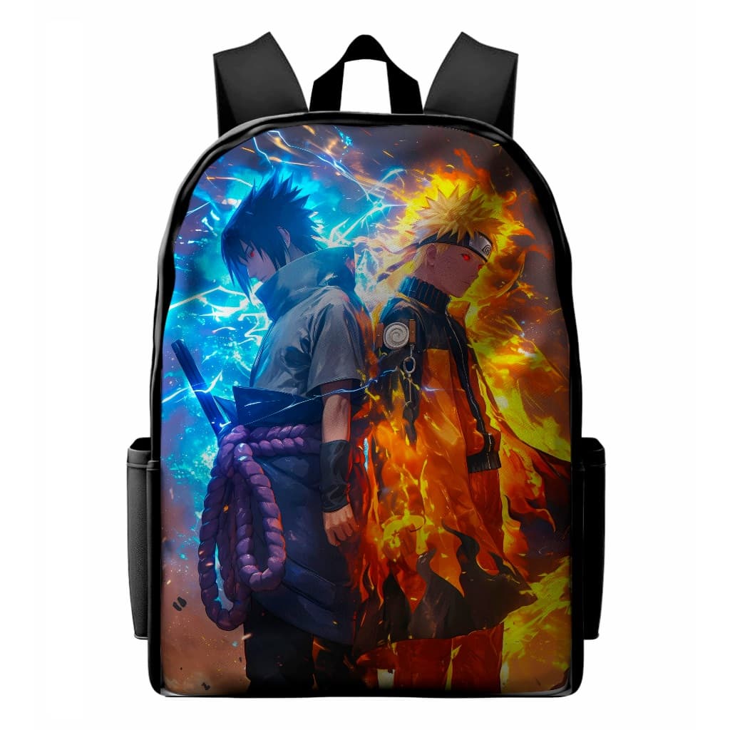 Mochila Infantil Personagem Anime Naruto Sasuke Estampados Volta As Aulas Alto Estilo