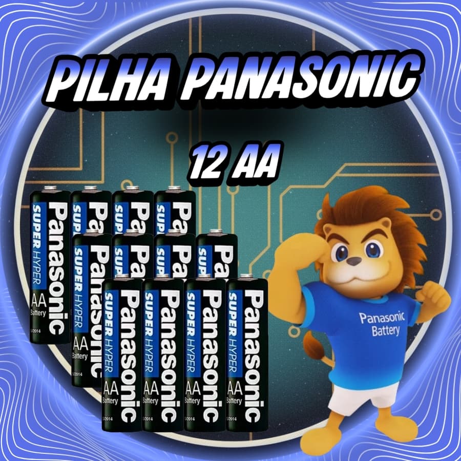 Panasonic 12 AA + 12 AAA ou Escolha sua quantidade