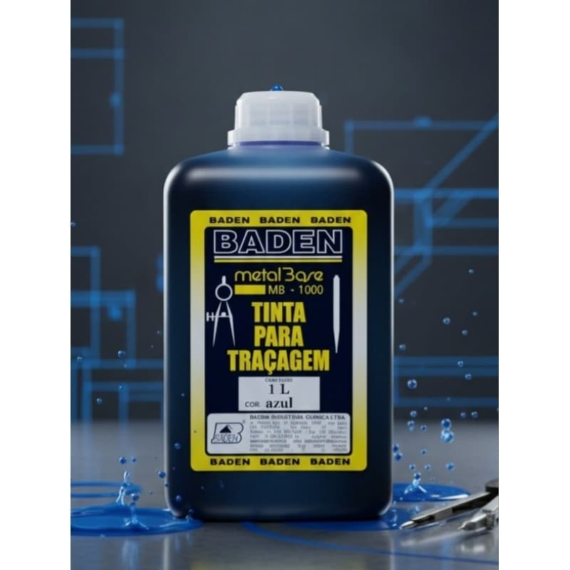 Tinta para Tracagem 1L Baden Asfalto Concreta Alta Durabilidade Visibilidade