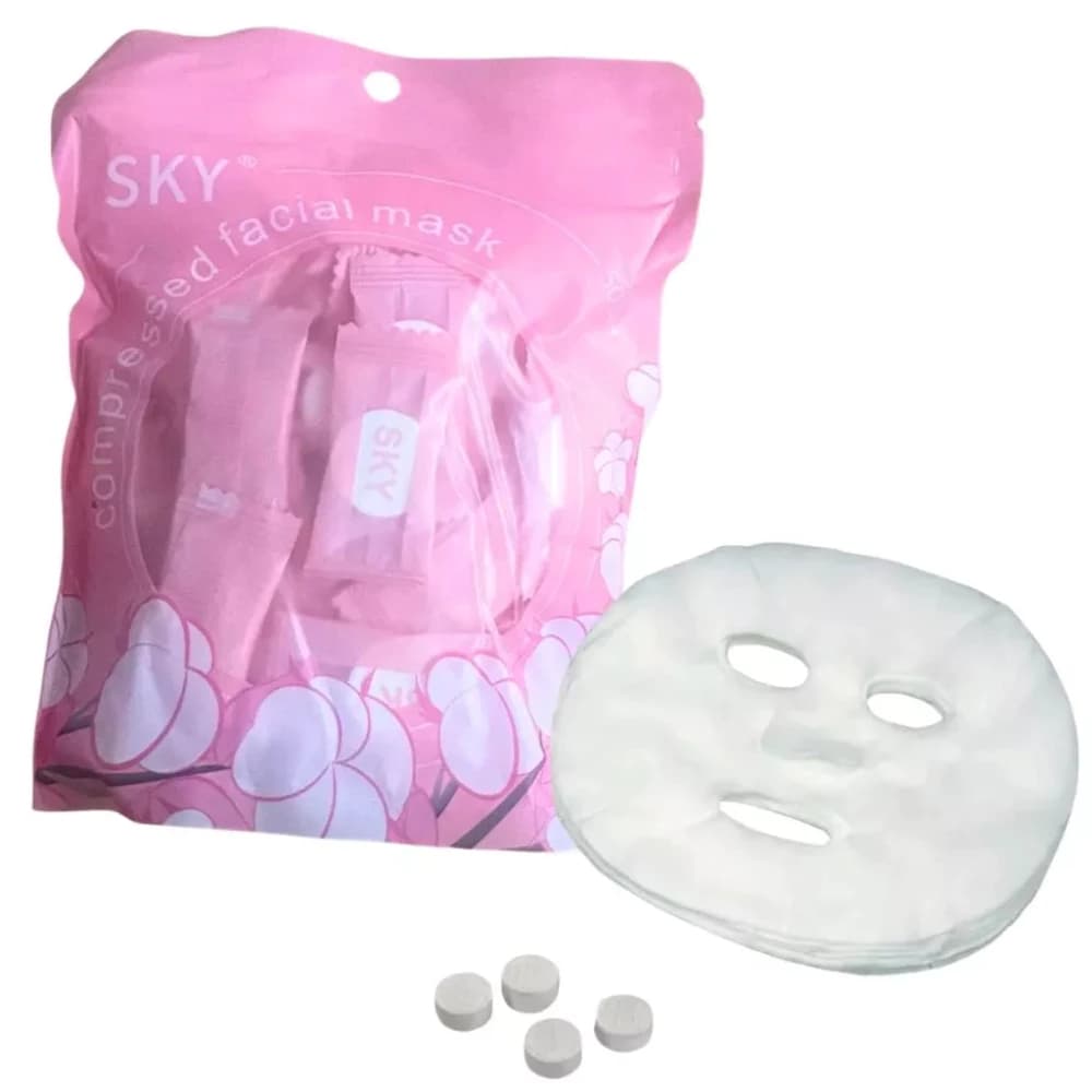 50 Máscaras Desidratadas Comprimido Compactada Para Skin Care
