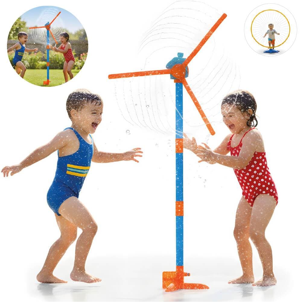 Cata-vento Splash Brinquedo De Água Giratório Com Jatos de Agua