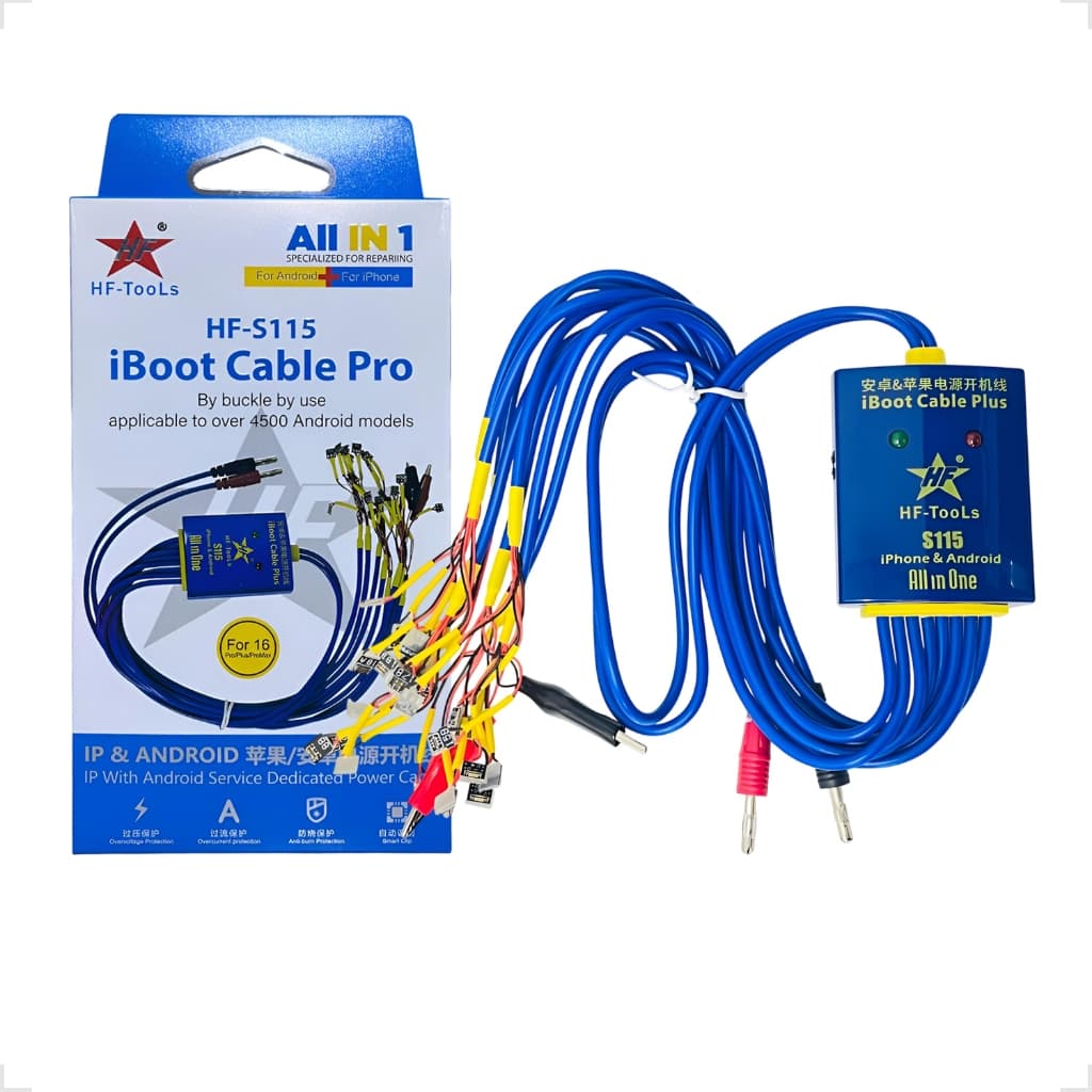 Cabo de Alimentação IBoot Pro S115 Dedicado para IP com Serviço Android para IOS/Android