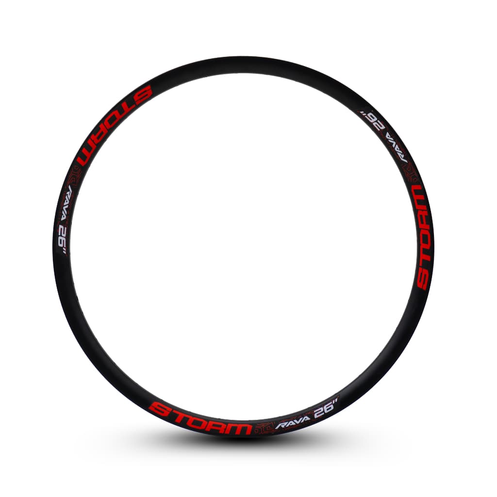 Aro 26 Aluminio Parede Dupla Freeride 30mm 36 Furos Rava
