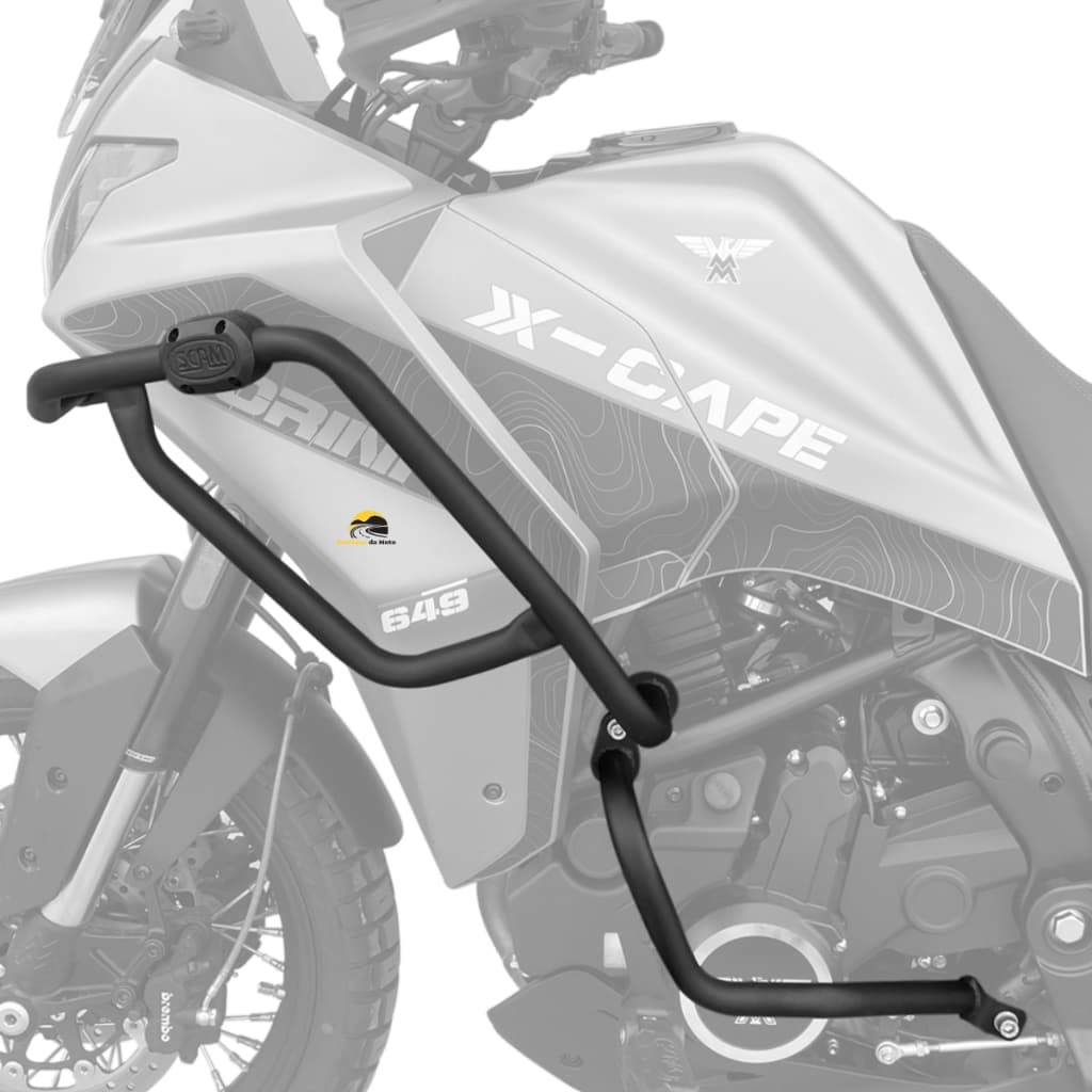 Protetor X-cape 649 Motor E Carenagem Scam Com Pedaleira Proteção Moto Morini 2025+
