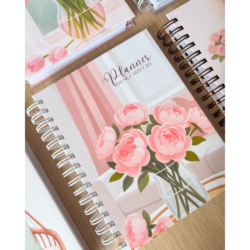 planner 2026 caderno de anotações bloco de notas pasta a5 a6 planner diario kinbor