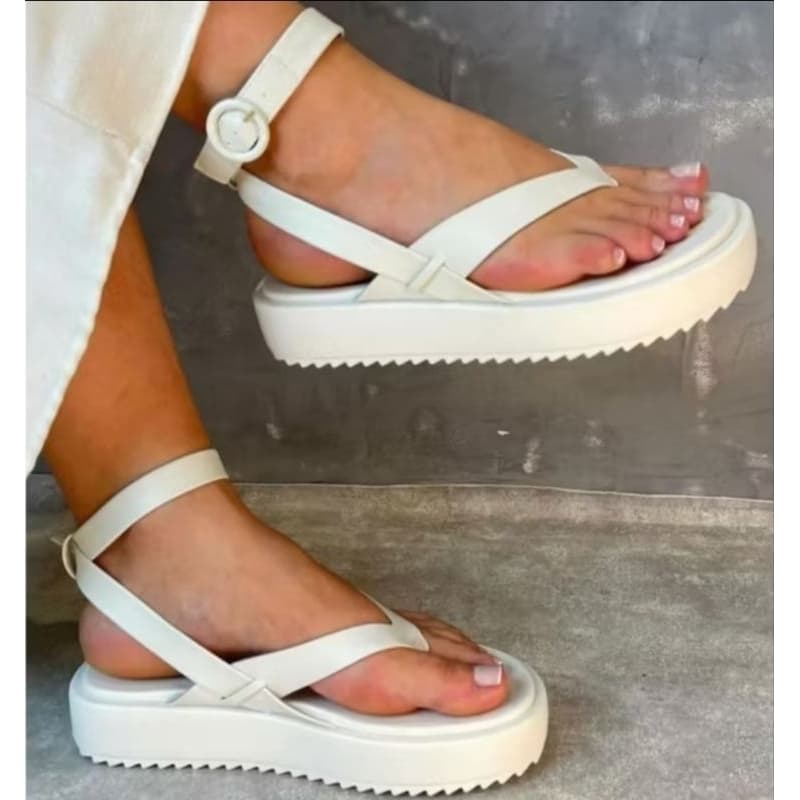 Sandalia Papete FlatForm Moleca Ultraconforto Original Lançamento