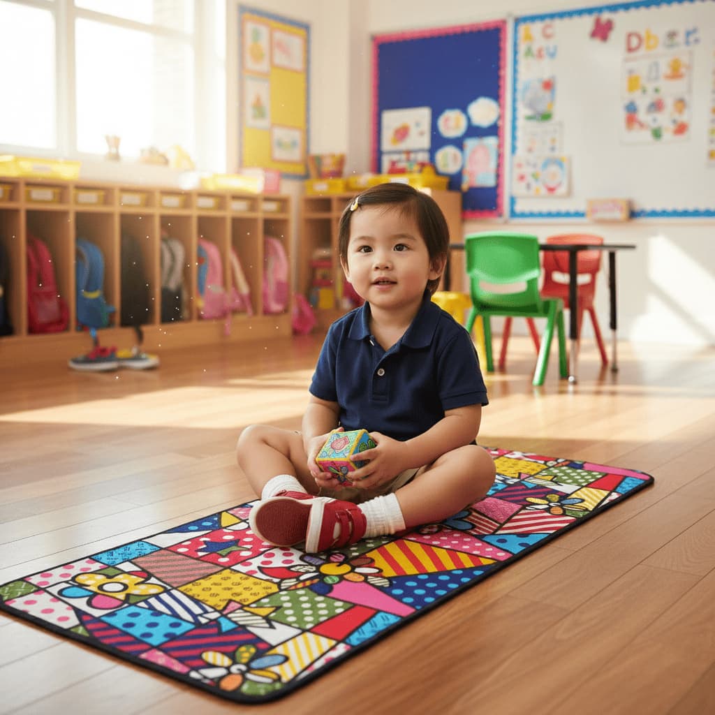 Esteira Escolar Infantil para Atividades Brincar Recreio - Impermeável 150x70cm