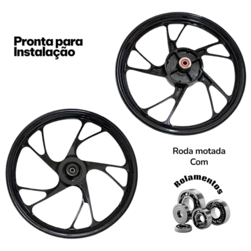 Par De Rodas Modelo Pe De Galinha Cg 160 2004 A 14 E Cg 150 A Disco