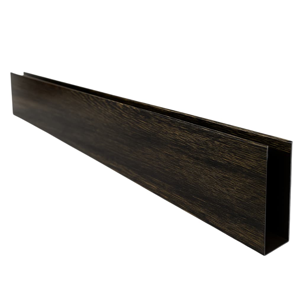 Salva Porta Chapa Amadeirada Preta 60cm á 100cm 10cm altura 3,5cm espessura