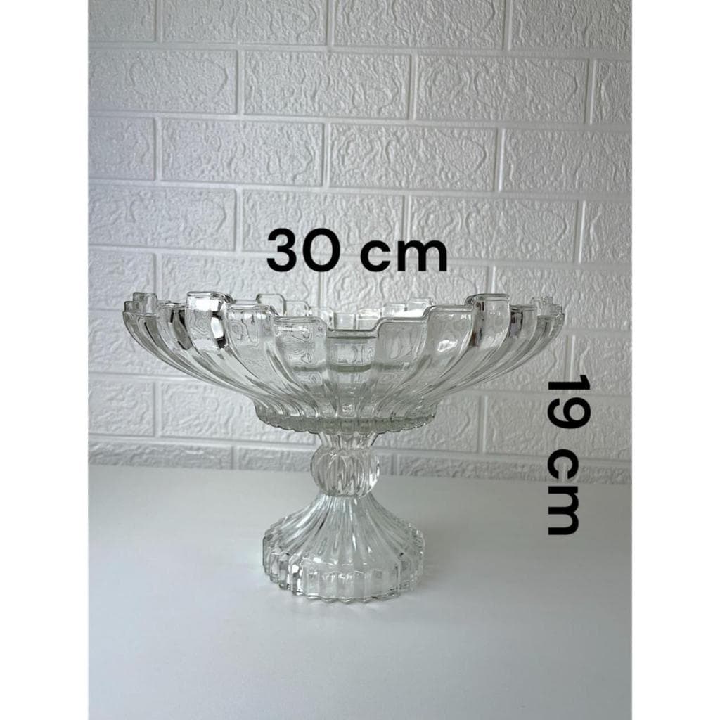 centro de mesa de vidro milan 30cm