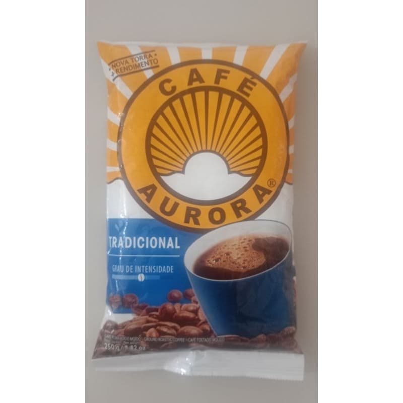 Café Aurora 250g Tradicional Gral de Intensidade Torrado e Muido