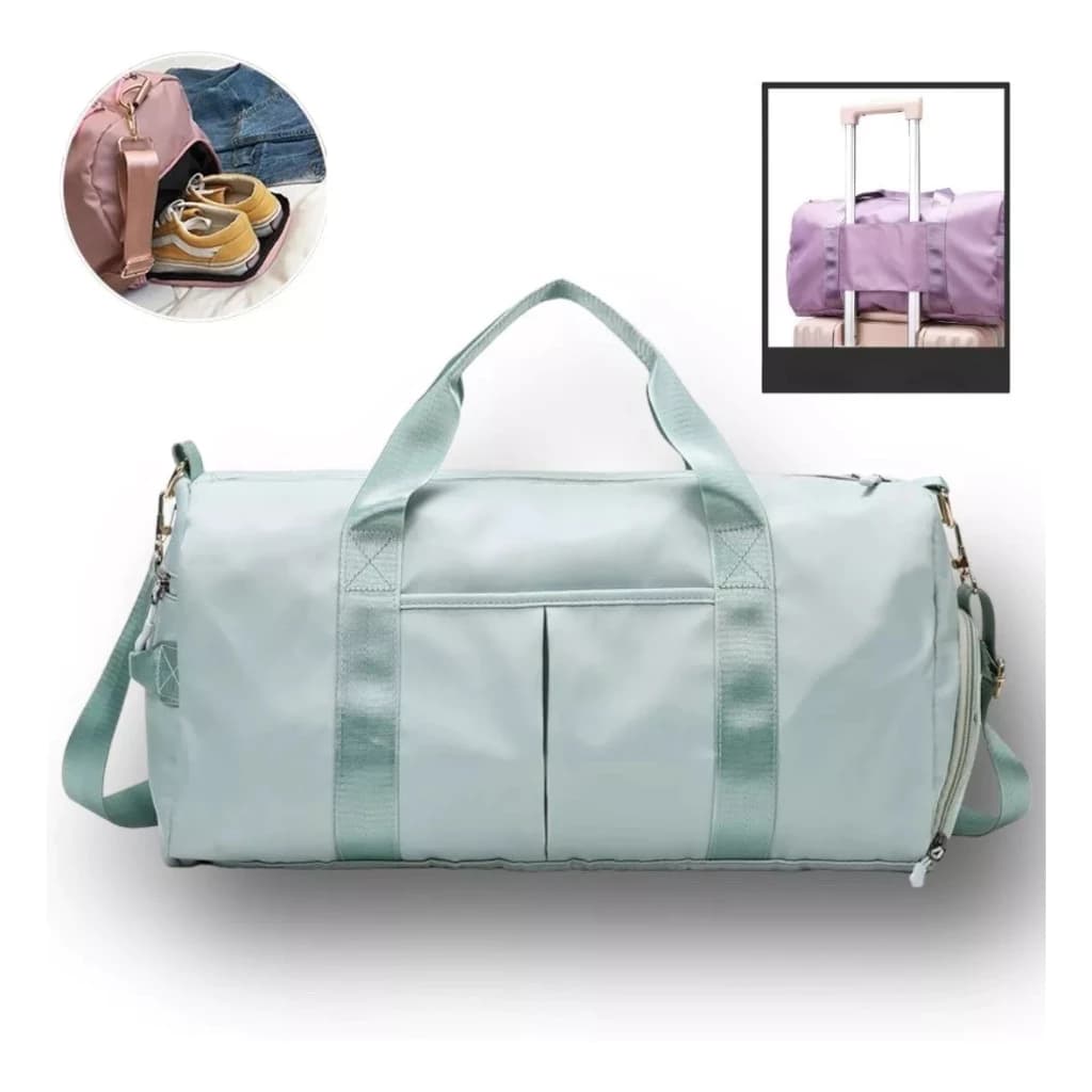 Bolsa Feminina de Viagem e Academia | Mala de Mão Grande Capacidade, Impermeável, Multifuncional