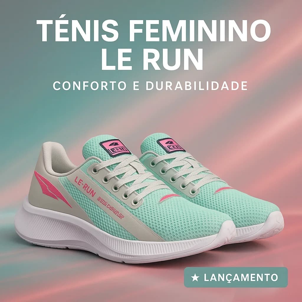 Tênis Feminino Esportivo Caminhada Academia Corrida Leve Confortável Amortecedor Diário 34-39