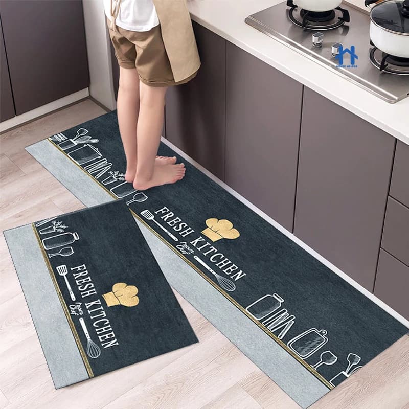 Jogo Passadeira Belga Antiderrapante 2 Peças