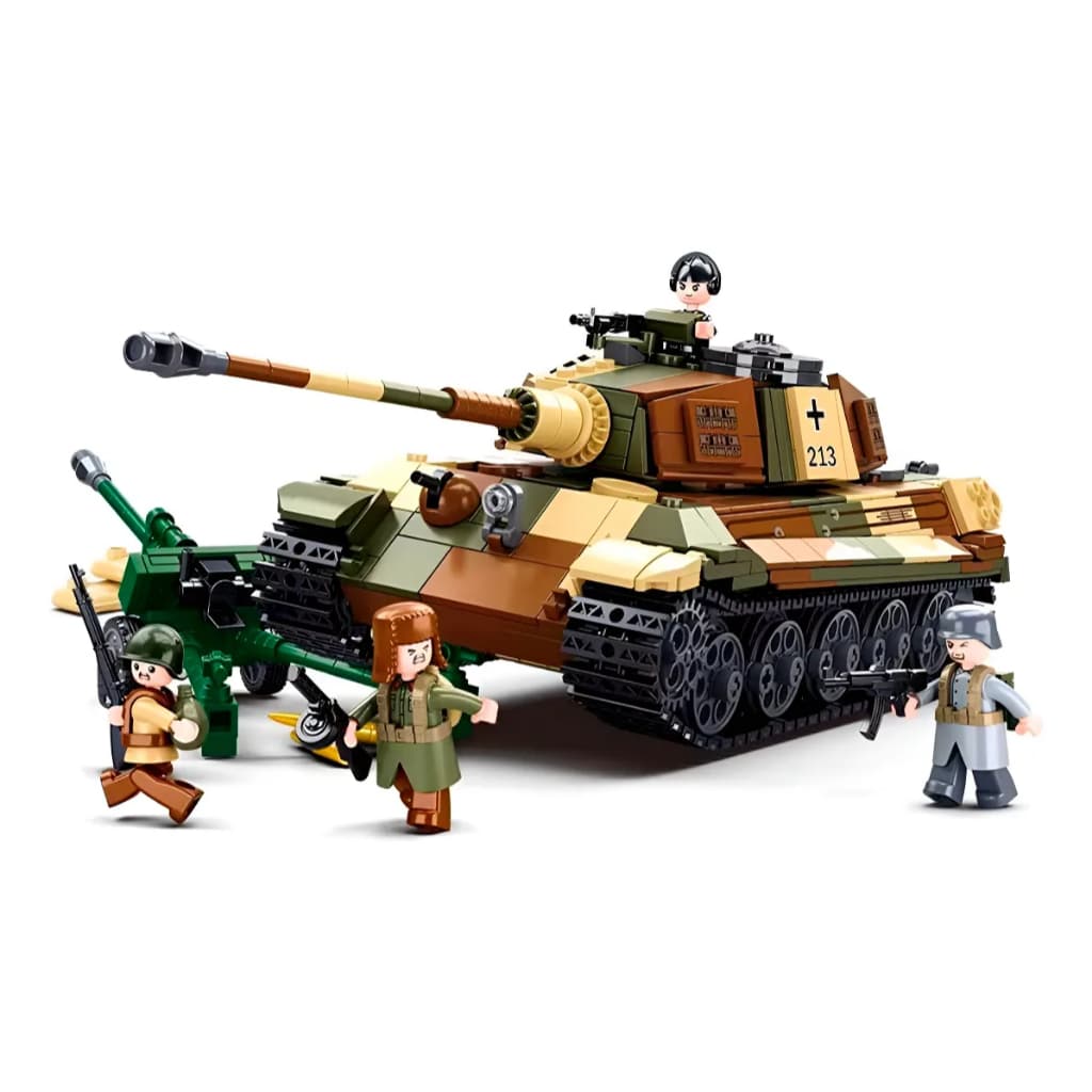Tanque De Guerra Lego King Tiger Brinquedo Ww2 930