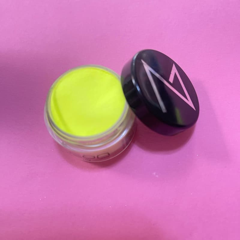 pó acrílico colorido amarelo limão 10 g Majestic
