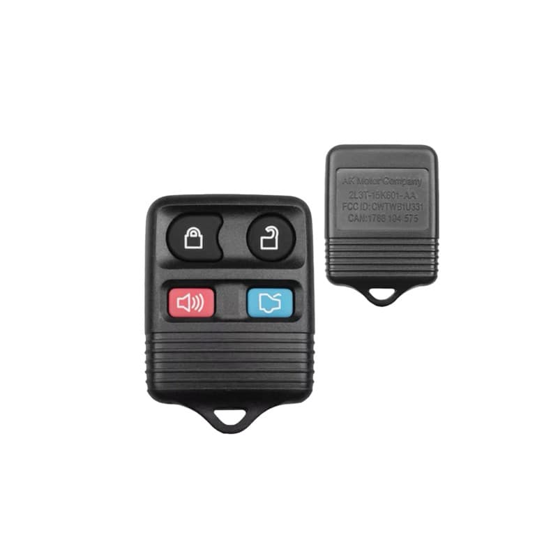 Carcaça Controle Alarme Ford Fiesta Ka Ecosport 4 Botões