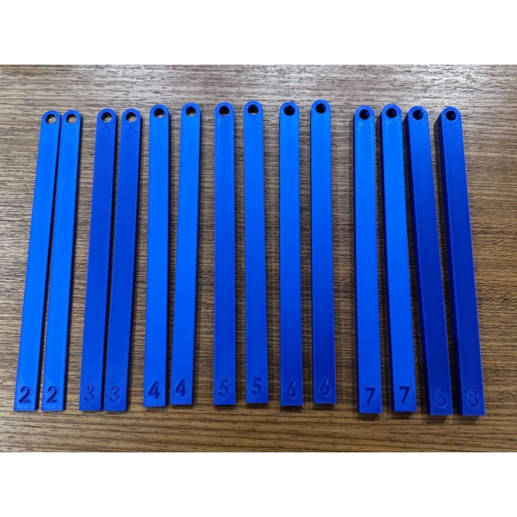 Réguas Niveladoras - de 2mm a 8mm - Ideal para massas e pasta americana