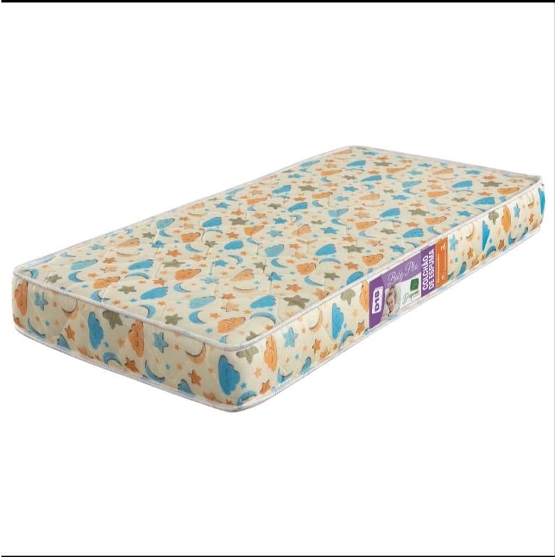 Colchão de Berço D18 Baby Plus 130x60x8 Despuma