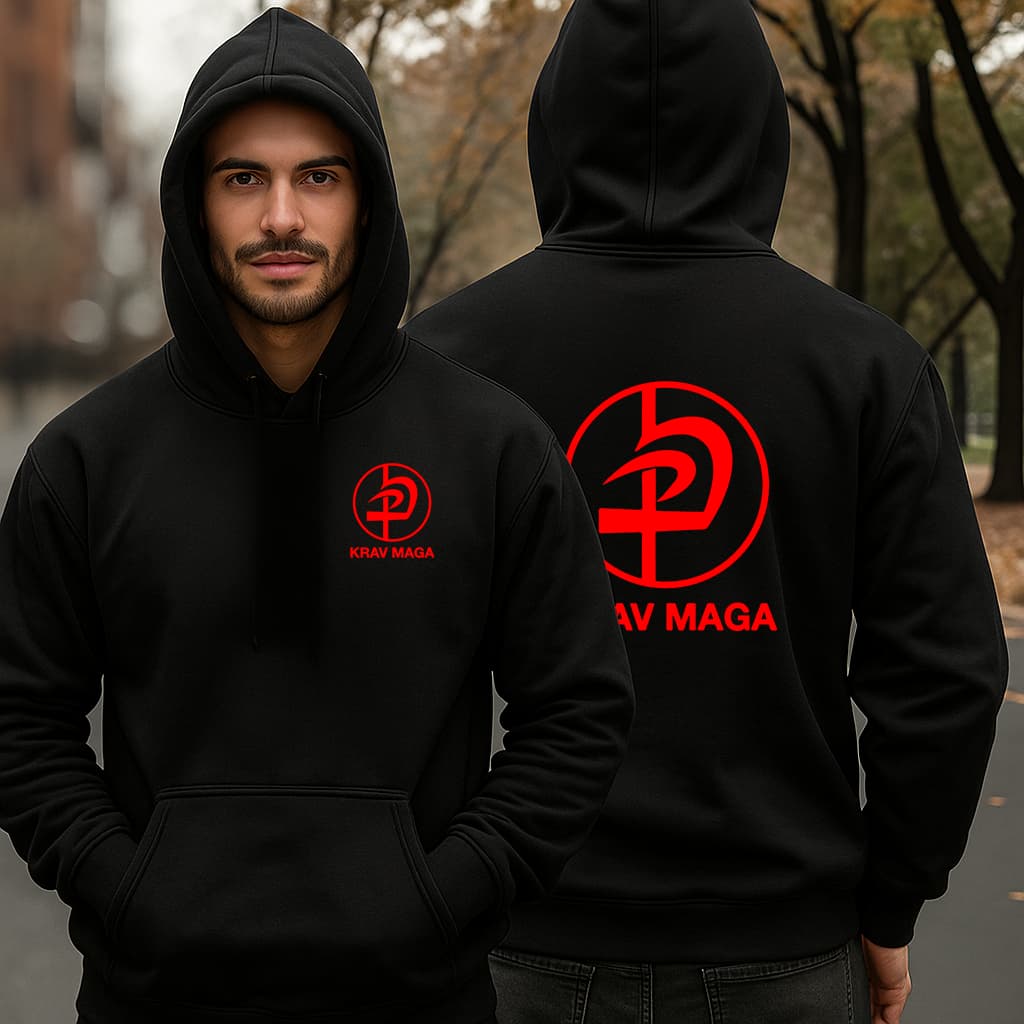 Blusa De Frio Moletom Casaco Jaqueta Luta Krav Maga Masculino Feminino