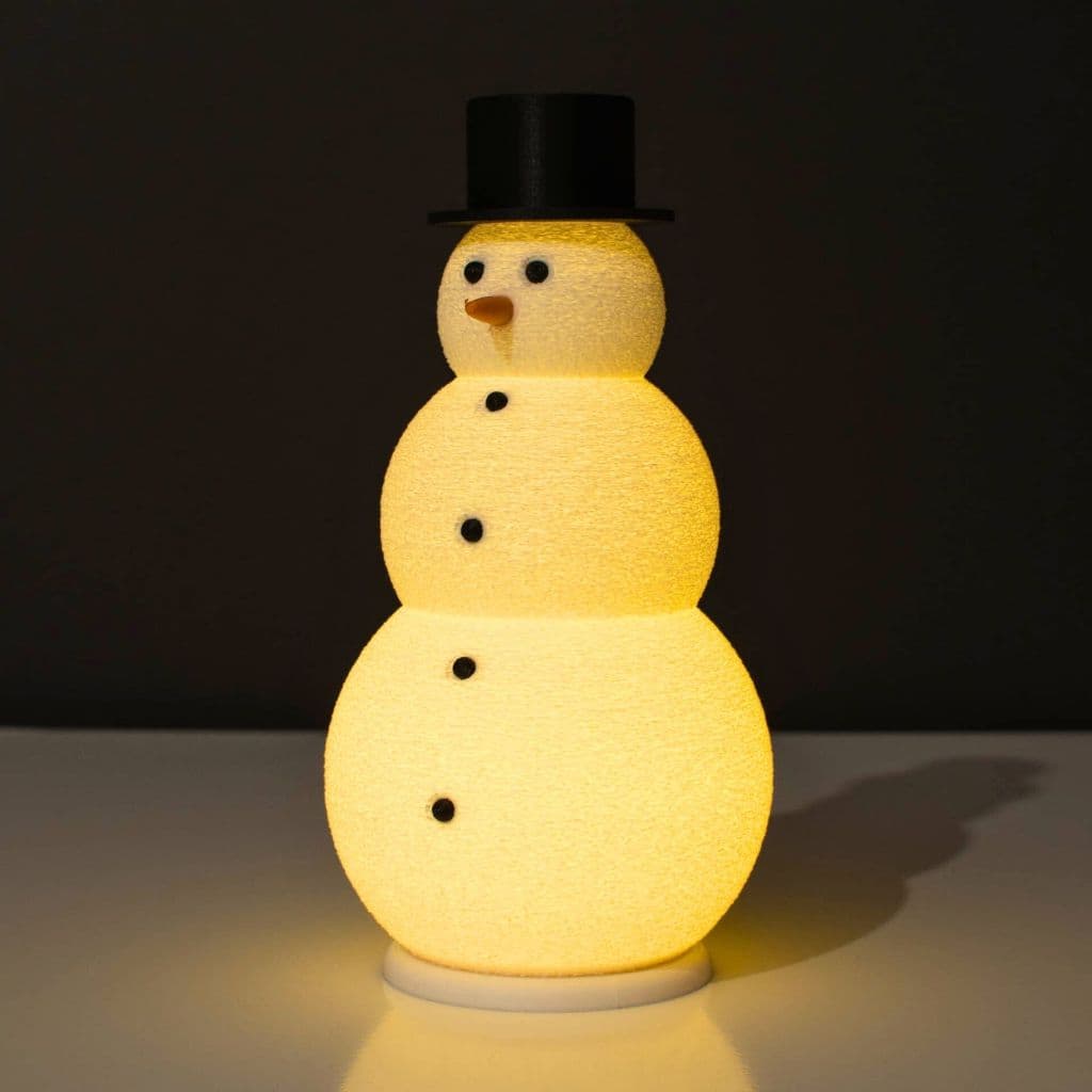 Decoração de Natal - Boneco de Neve Luminária-Natal Criativo ❄️✨