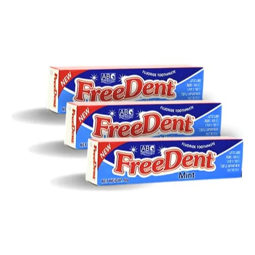 Creme Dental Anticáries Menta Freedent - 90g Embalagem- Escolha seu Kit 10/5/3/2 Unidades