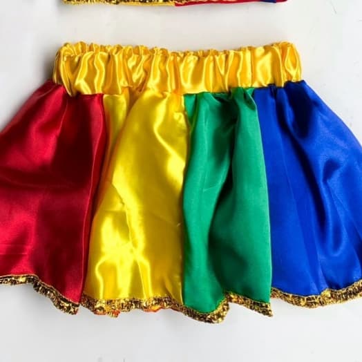 Saia Frevo Carnaval Luxo – Fantasia Tradicional Infantil e Adulto