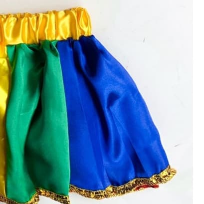 Saia Frevo Luxo Pernambuco – Infantil e Adulto | Fantasia Completa Carnaval