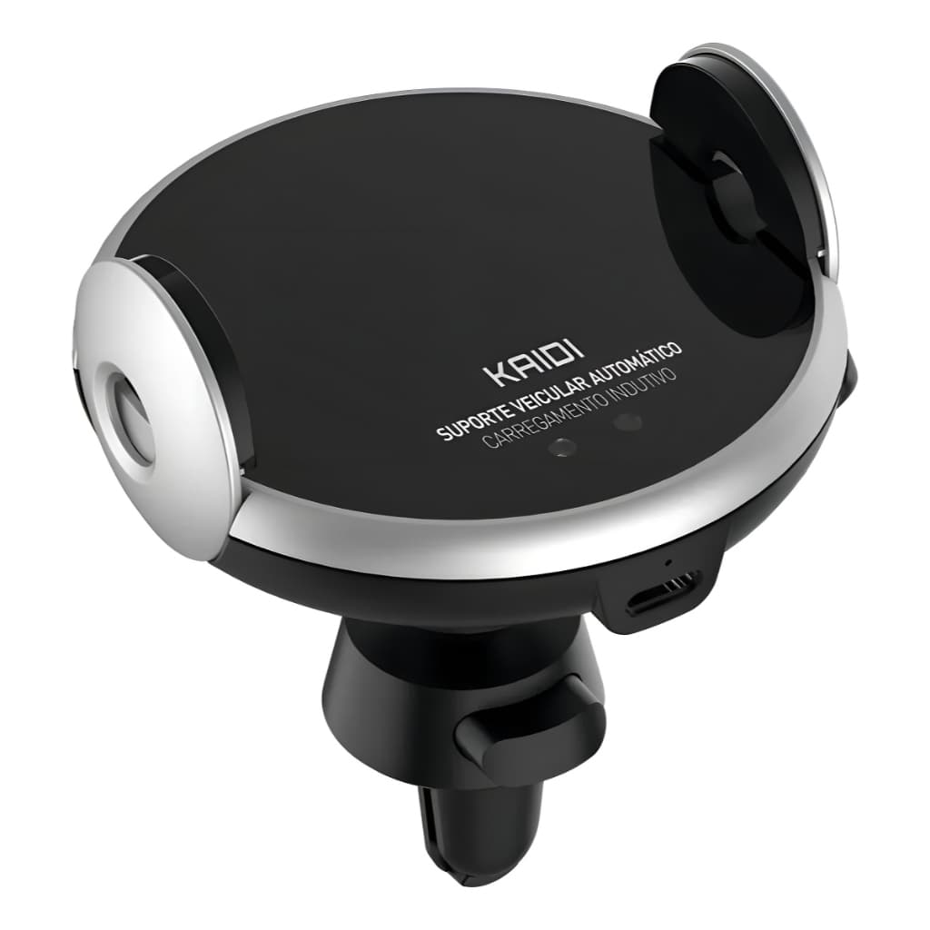 Suporte Com Carregador Veicular Por Indução Wireless Kaidi
