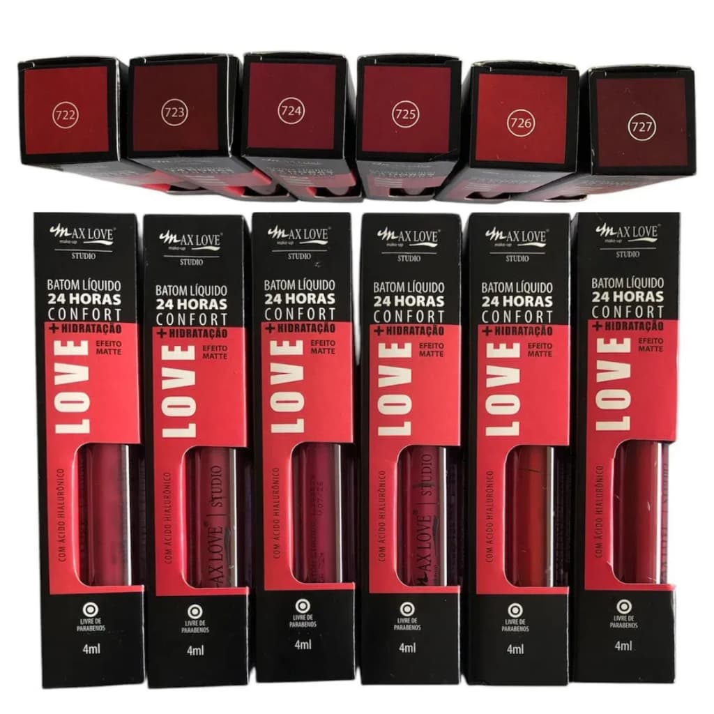 Batom Líquido Max Love 24hrs Confort Matte Cor 725