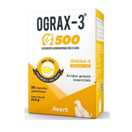 Ograx 500mg C/ 30 Omega-3