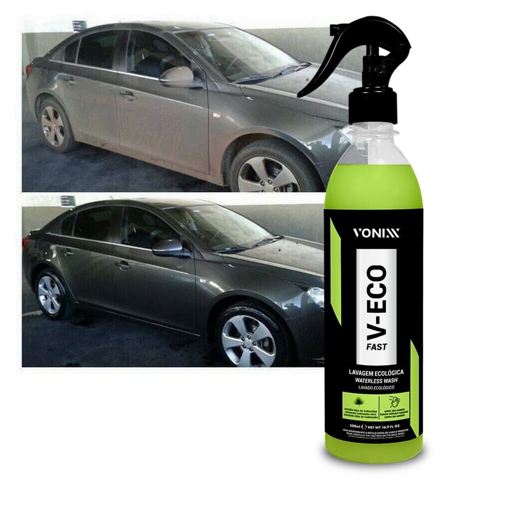 V-eco Lava A Seco Automotivo Cera De Carnaúba Vonixx 500ml