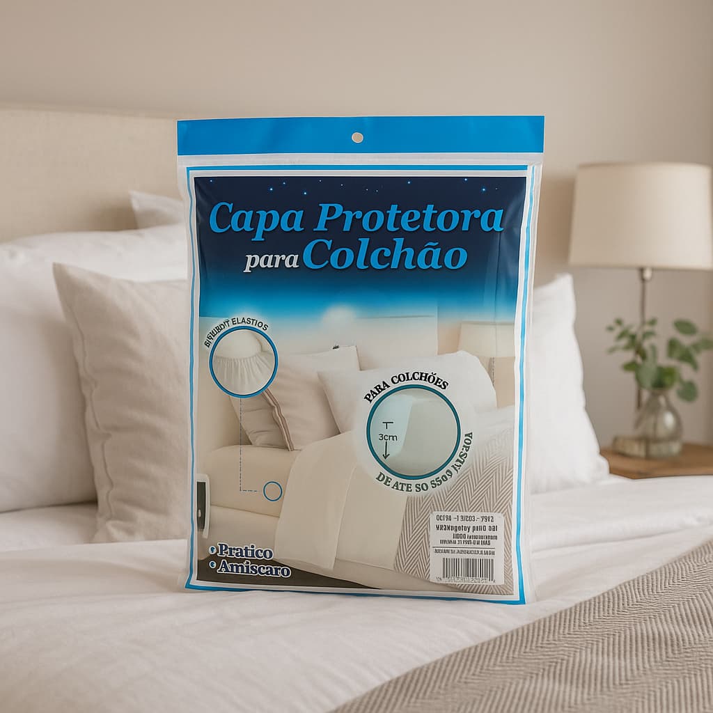 Capa De Colchão Proteção Impermeável Solteiro Elástico  Protetor Antalérgico ( Envio Rapido)