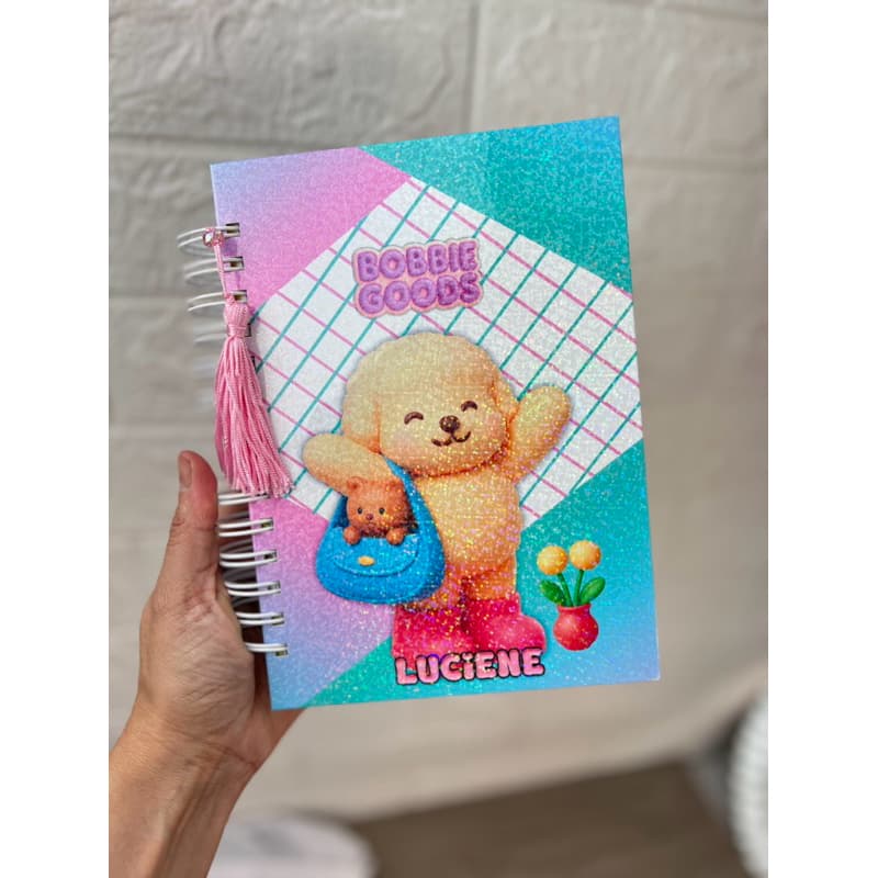Caderno Universitário 10 Matérias Capa Dura Personalizado Com Tema e Foto