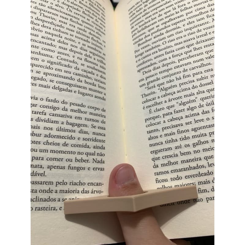 Apoio/suporte de segurar livro leitura separador páginas