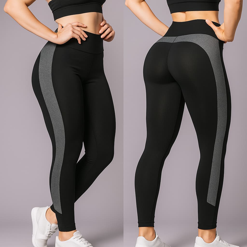 Calça Legging Feminina Cós Alto Modeladora Compressão Não Transparente Academia Fitness