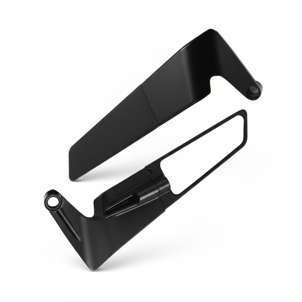 Retrovisor Espelho Asa Delta Fixa Airfoil Vento Universal Moto