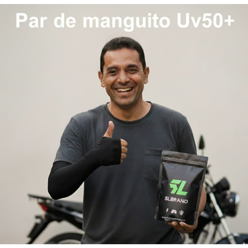 Par Manguito Proteção Térmica Uv50+ Entregador ciclismo vôlei Envio Rápido