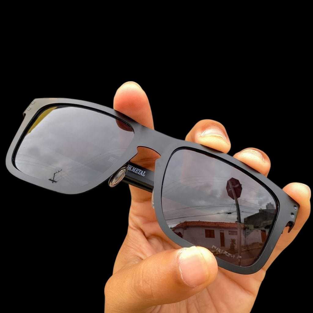 Óculos Holb Metal Masculino De Sol Premium com Lente Polarizada Para Pesca Esportiva Ao Ar Livre